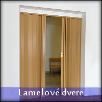 Lamelové (zhrňovacie) dvere
